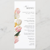 Menu de mariage Tulip (Devant)