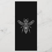 Menu de miel Apiary personnalisé (Dos)