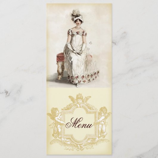Menu de "Mlle Bennet" (Devant)