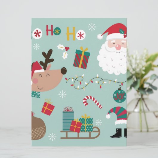 Menu de Noël (Debout devant)