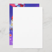 Menu de Noël Gnomes, Balloon donne des cadeaux (Devant / Derrière)