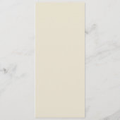 Menu de nourriture de mariage classique élégant mi (Dos)
