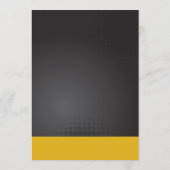 Menu de nourriture de restaurant de fast-food (Dos)