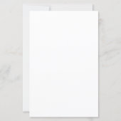 Menu de nourriture pour la douche de mariée Someth (Dos)