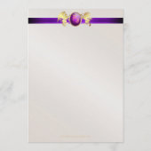 Menu de prince et de princesse Purple Jewel Crest (Dos)