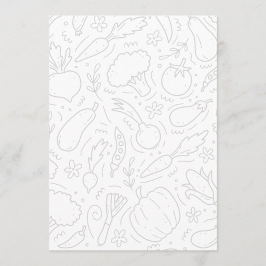 Menu de restaurant de traiteur de nourriture fraîc (Dos)