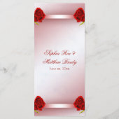 Menu de roses rouges (Dos)