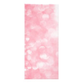 Menu de services du salon Pink Bokeh (Dos)