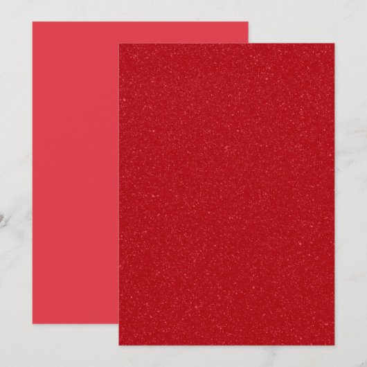 Menu de texture de bruit rouge tomate pétillant (p (Devant / Derrière)