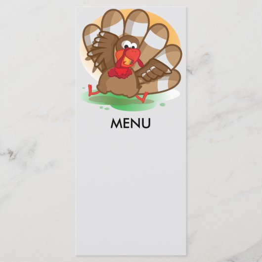 Menu de thanksgiving (Devant)