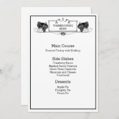 Menu de thanksgiving (Devant / Derrière)