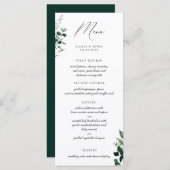 Menu de verdure botanique naturelle (Devant / Derrière)