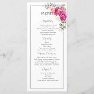 Menu de verdure d'eucalyptus Pivoine & Roses