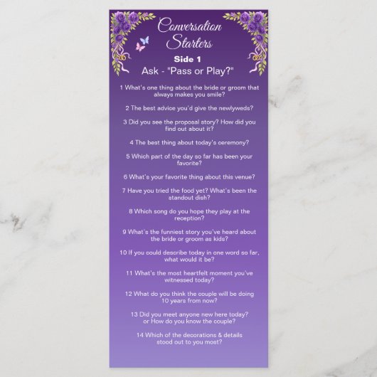 Menu Début De La Conversation - Casser Les Questions Su (Devant)