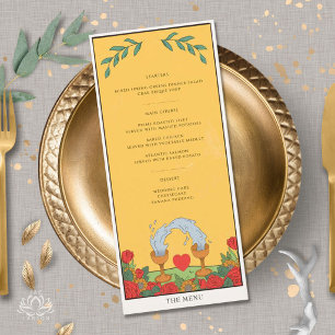 Menu Deck de Tarot Vintage Divination Mariage Mystique