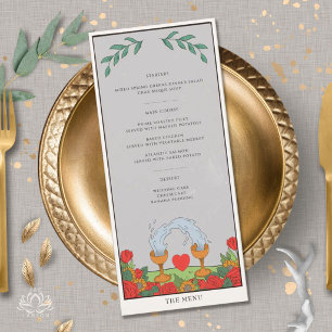 Menu Deck de Tarot Vintage Divination Mariage Mystique