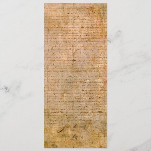 Menu Déclaration d'indépendance 📜 Parchemins historiqu (Dos)