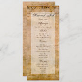 Menu Déclaration d'indépendance 📜 Parchemins historiqu (Devant / Derrière)