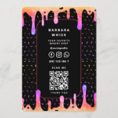 Menu Décorateur de gâteaux Cater Traiteur Moderne Arc-e (Dos)