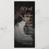 Menu Découpage de la photo défraîchi foncé Revêtement M (Devant)