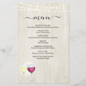 Menu Dégustation (Devant)