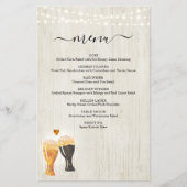 Menu Dégustation de bière (Devant)