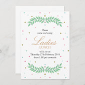 Menu Déjeuner de dames (Devant / Derrière)