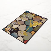 Menu des boissons à feuille d'or rétro (Rotation)