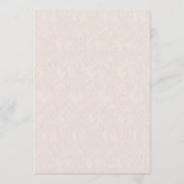 Menu des boissons de cocktail à l'aquarelle (Dos)