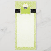 Menu des cupcakes à la citron vert PixDezines (Dos)