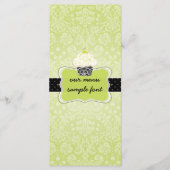 Menu des cupcakes à la citron vert PixDezines (Devant)