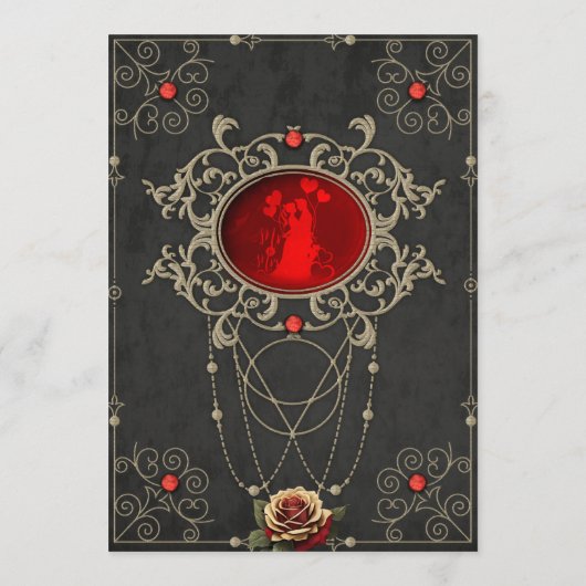 Menu Des moments dorés d'amour. (Dos)