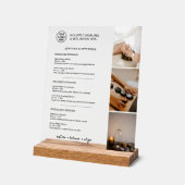 Menu des services de bien-être holistique (Angle)