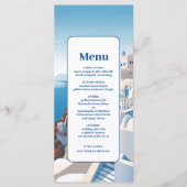 Menu Destination Grèce Mariage Santorin (Devant)