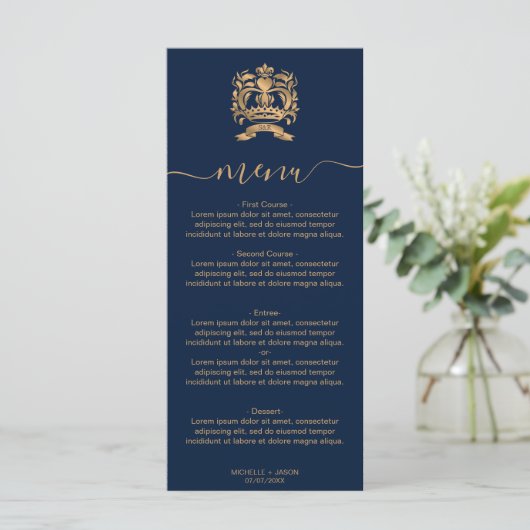 Menu Destination Mariage Gold Crest Monographie Monogra (Debout devant)