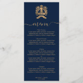 Menu Destination Mariage Gold Crest Monographie Monogra (Devant)