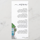 Menu Destination mariage Grèce île grecque (Devant)