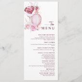 Menu Diamant rose et Fête des mariées Rose (Devant)