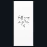 Menu Dîner de la carte d'événement du Mariage de c<br><div class="desc">Ajoutez votre modèle acheté à cette affiche vierge pour le signe personnalisé parfait pour votre mariage ou événement.</div>