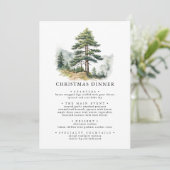 Menu Dîner de Noël Splendor d'hiver Fête de Noël (Debout devant)