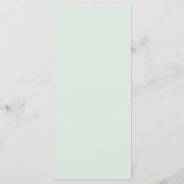 Menu Dîner de Thanksgiving Citrouille Floral Automnal (Dos)