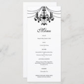 Menu Dîner D'Entreprise (Devant / Derrière)