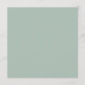 Menu Dîner Géométrique Gold Tropical Green Calligraphy (Dos)