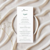 Menu Dîner Mariage Adélaïde