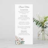 Menu Dîner mariage et Bar Menu-Élégance tropicale (Debout devant)