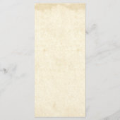 Menu dîner mariage montgolfière vintage (Dos)