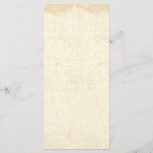 Menu dîner mariage montgolfière vintage (Dos)