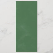 Menu Dîner Mariage Wild Tropical Palm (Dos)