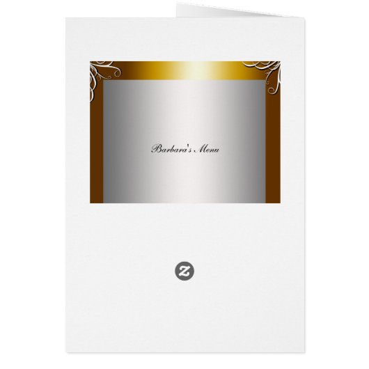 Menu Diner Party le plus populaire (Dos)