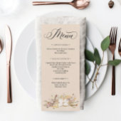 Menu Dîner Thanksgiving